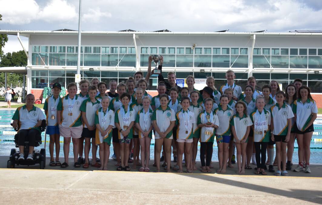 SUPREME: Bathurst Swim Club were outstanding at the Mountains and Plains Championships over the weekend, taking out the champion club crown by a comfortable margin. Photo: CONTRIBUTED