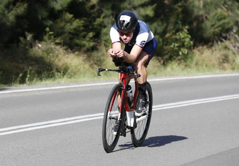 NEW TERRITORY: Jack Reen completed his first half Ironman event at the Huskisson Triathlon Festival. Photo: MARATHON PHOTOS