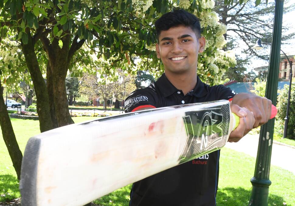 ONE TO WATCH: Aditya Adey scored 73 runs in his winning debut for Bathurst City on Saturday. Photo: CHRIS SEABROOK