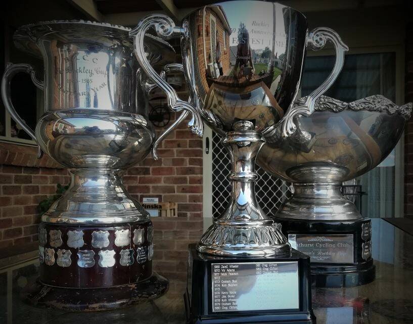 HOPEFUL: The beautiful, new Rockley Cup (front) is hoped to be awarded in 2020.