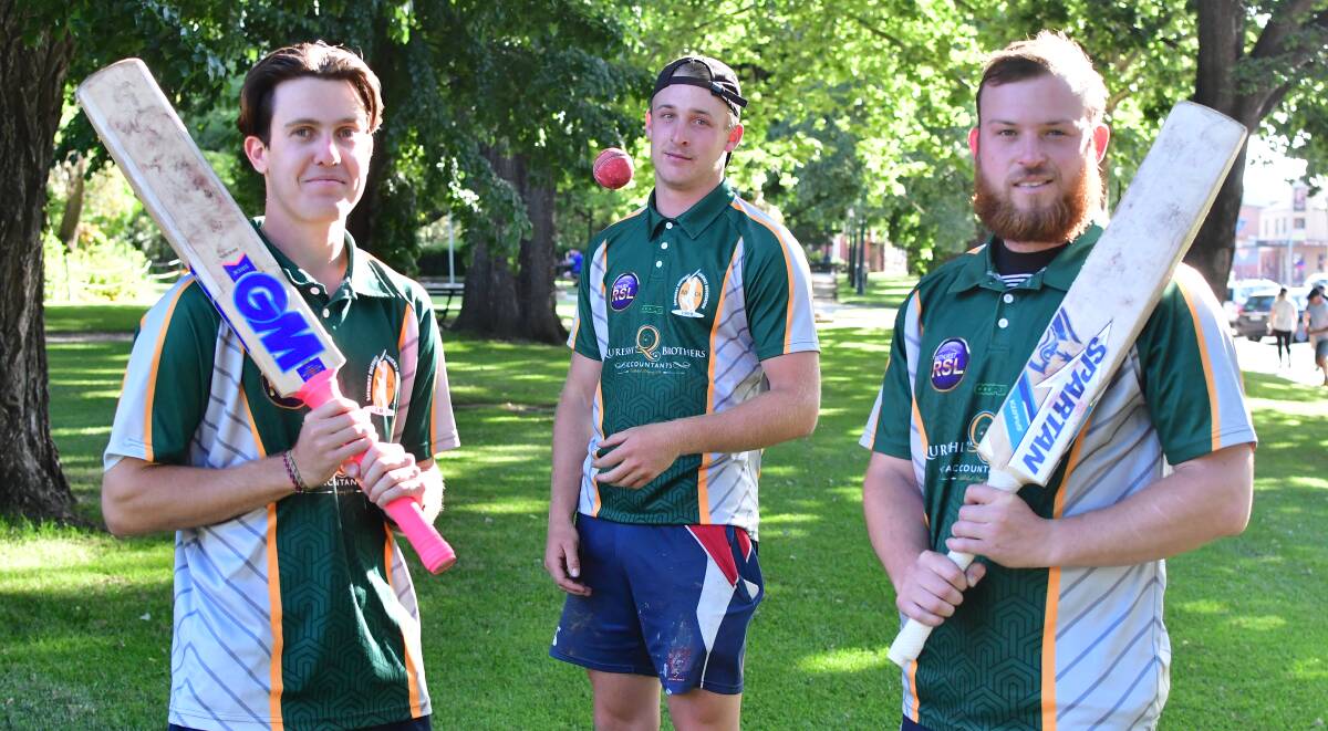 PUMPED: Bailey Brien, Mitch Taylor and Ryan Peacock will represent Western. Photo: ALEXANDER GRANT