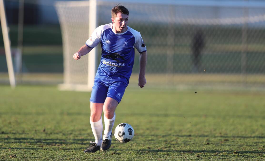 HOME GAME: Riley Comerford and Bathurst '75 welcome Macquarie United to town. Photo: PHIL BLATCH