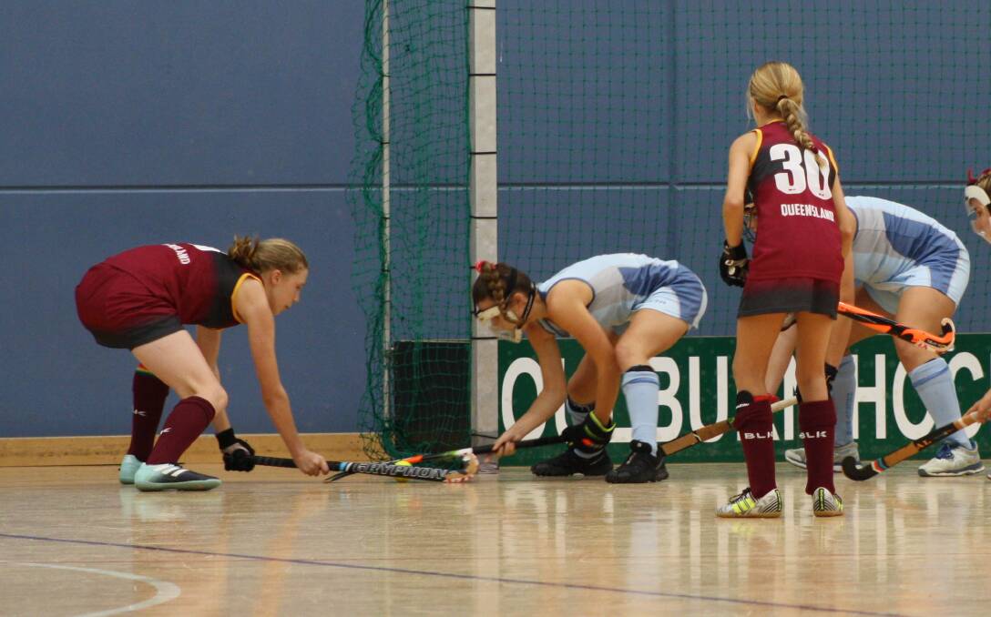 THE WALL: Bathurst's Charlize Fitzpatrick defends a shot for the NSW Stars against Queensland. Photo: CONTRIBUTED