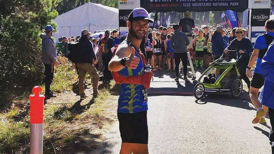 COQUERING THE STEPS: Wes Gibson finished 15th in the Ultra Trail Australia 22km race. Photo: UP COACHING BATHURST FACEBOOK