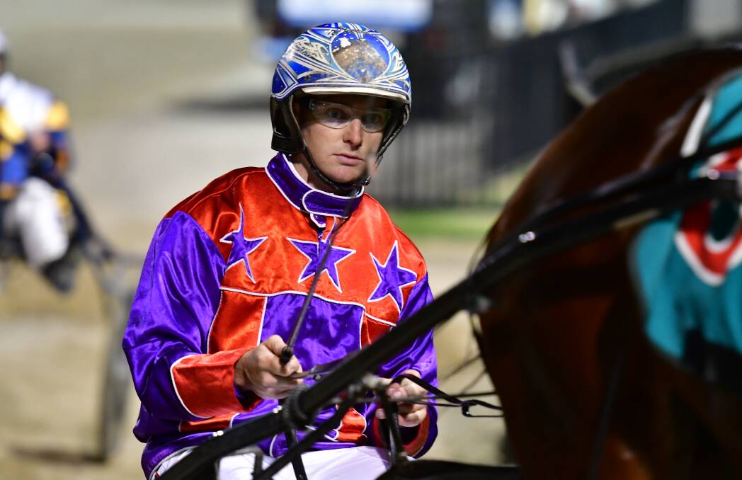 ALMOST: Mat Rue went close on two occasions at Menangle on Saturday.
