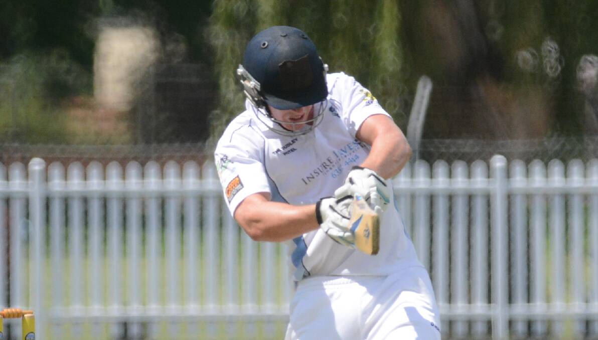 IMPRESSIVE: Callum Hotham hit 66 for Western Suburbs in his NSW Premier Cricket first grade debut on Saturday.