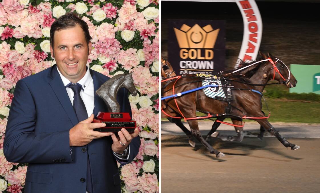 OUTSTANDING: Anthony Winnell won the Kevin Newman Award For Driving Excellence while Art Series was named Three-Year-Old Filly Pacer of the Year.