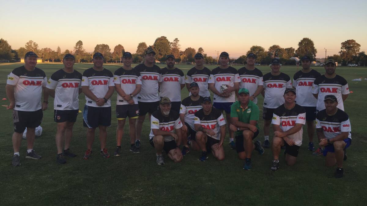 GREAT EXPERIENCE: Bathurst coaches (pictured) and players were on hand to learn from Penrith Panthers staff at Morse Park on Tuesday.