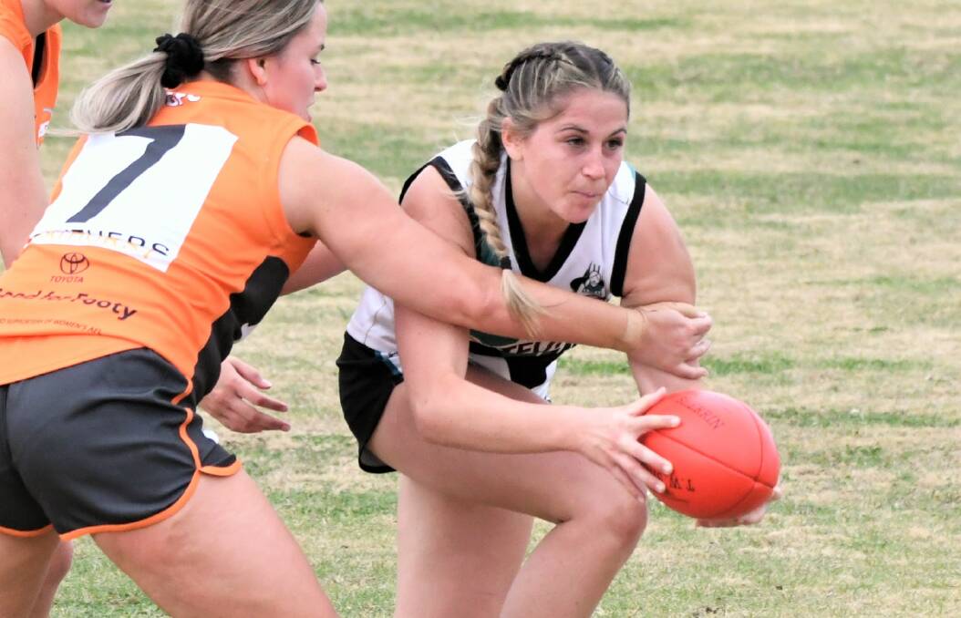 TOUGH DAY: Elly Rudd was part of a small travelling squad for the Bushrangers on Saturday. Photo: CHRIS SEABROOK