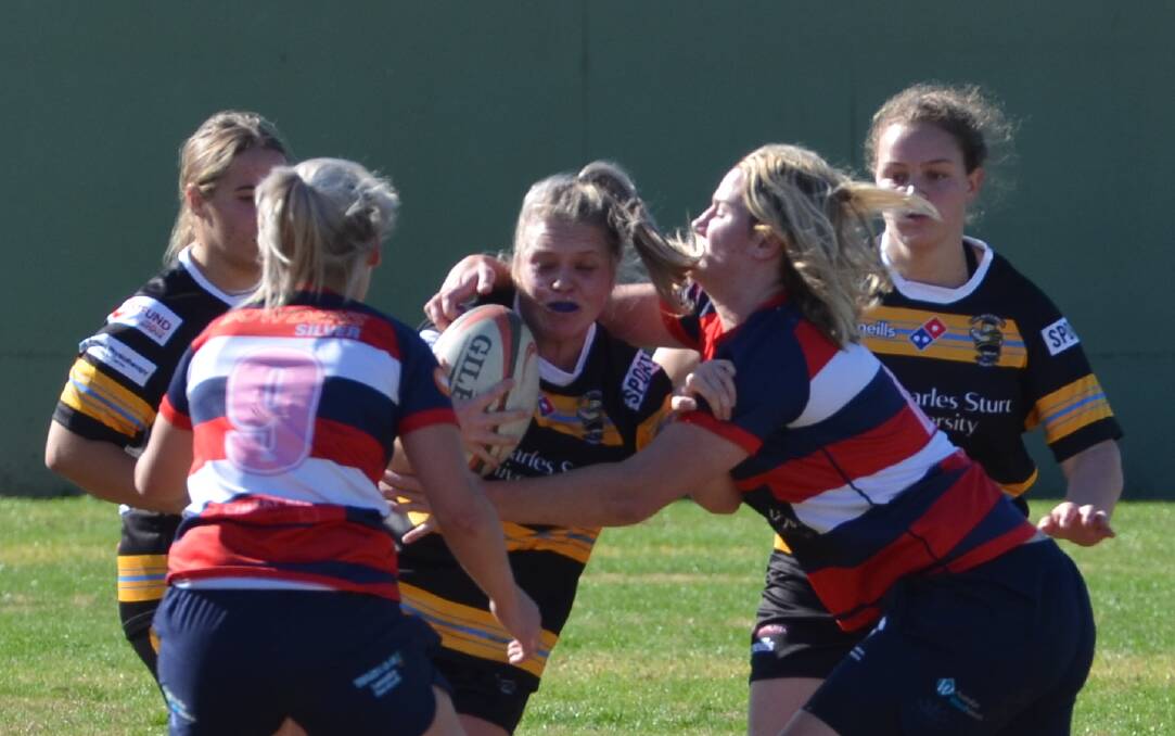 STUMBLE: CSU have suffered a second straight defeat this Westfund Ferguson Cup season after going down to Orange Emus on Saturday. Photo: PHIL BLATCH