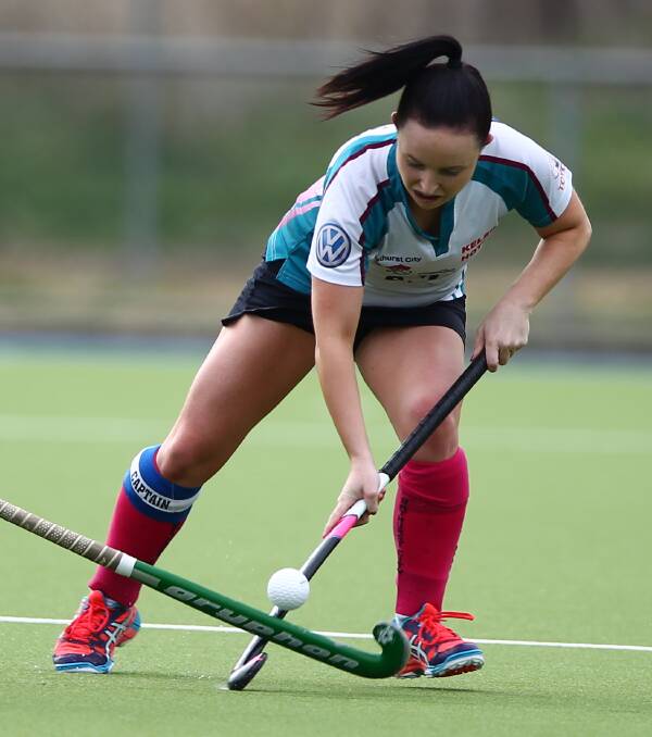 IN FRONT: Kelsey Willott was among the goalscorers for Bathurst City in their 5-0 win. Photo: PHIL BLATCH