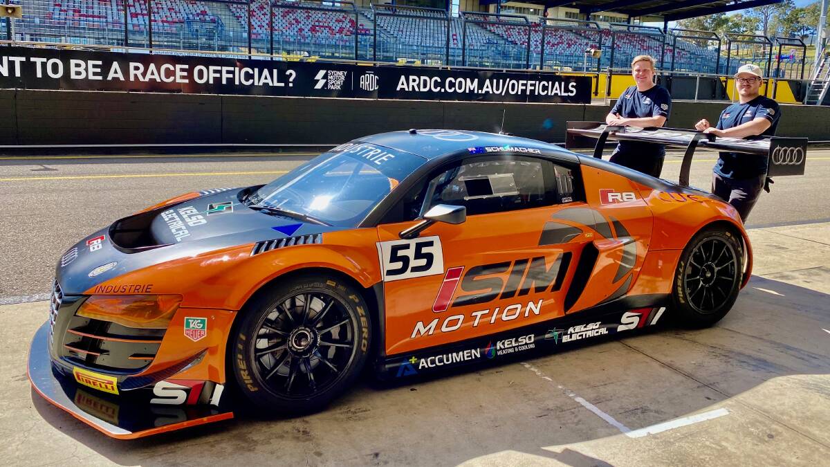 NEW MACHINE: Brad Schumacher can't wait to get his Audi R8 onto Mount Panorama this week. Photo: SUPPLIED