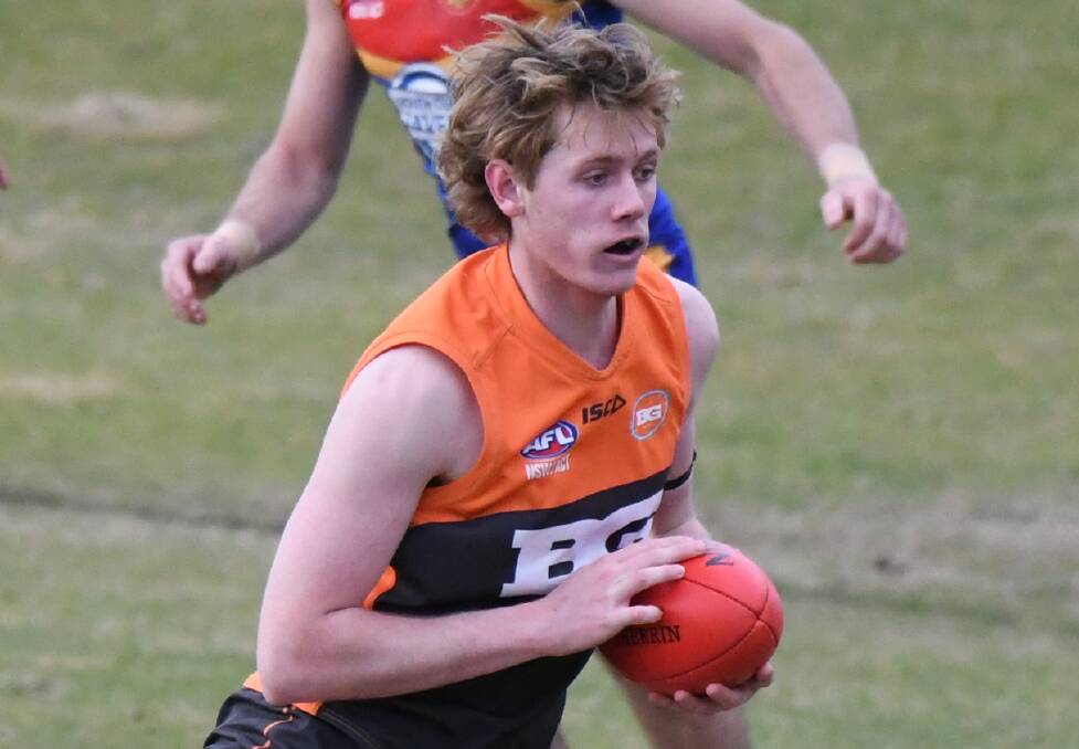 Jack Goodsell scored twice in Bathurst Giants' win over the Dubbo Demons. Picture by Chris Seabrook.
