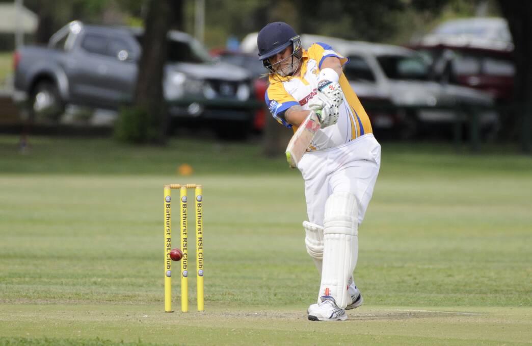 BULLDOGS' BATTLE: Chris Albon and Rugby Union Cricket Club get a golden opportunity to get their first win of the season against a depleted Bathurst City squad. Photo: CHRIS SEABROOK