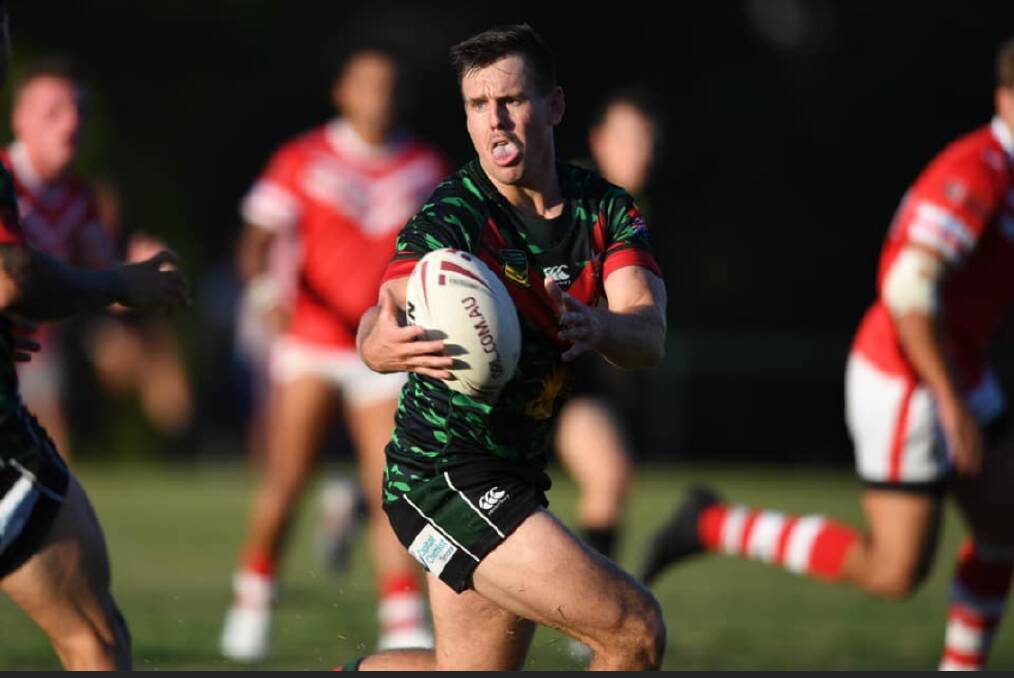 NEW LEVEL OF SERVICE: Former Bathurst Panthers half Matt Woolmington, pictured in action during last year's tri-nations series, has been named in the Australian Defence Force rugby league side for the first time.