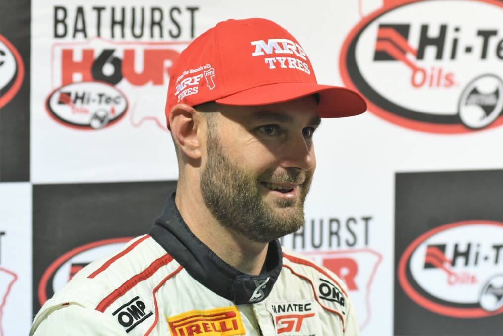 HE'S IN GREAT FORM: Shane van Gisbergen took out Sunday's Bathurst 6 Hour alongside Shane Smollen and Rob Rubis. Photo: CHRIS SEABROOK