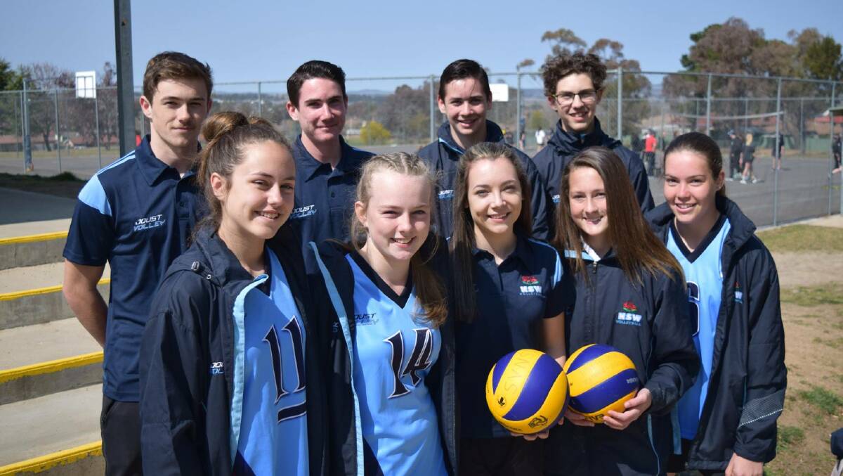 ON CLOUD NINE: Kelso High School will have nine players in action at the National Junior Volleyball Championships. 