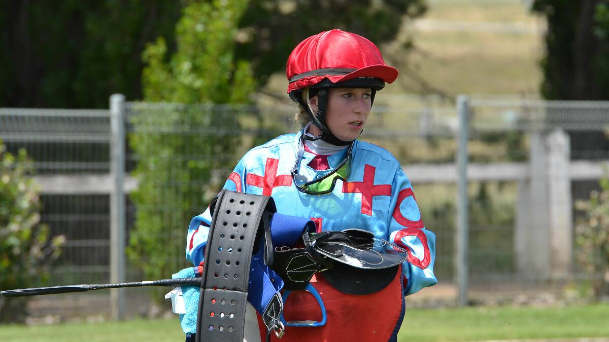IN THE SADDLE: Ashleigh Stanley has the ride on Blue Lake Boy this Saturday at Mudgee.