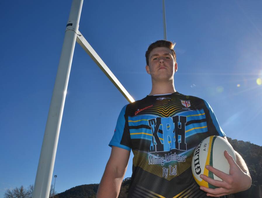 LOFTY GOALS: Hampton's Carl Hansen has an insatiable desire to make it to the top and his recent selection in the under 15s country rugby union side is another step in the right direction. Picture: HOSEA LUY
