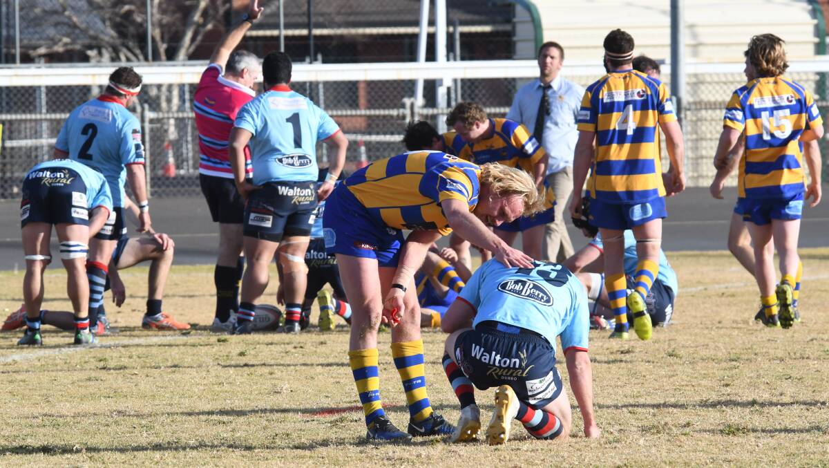 Dubbo Roos were no match for the Bathurst side on Saturday. Photos: AMY McINTYRE