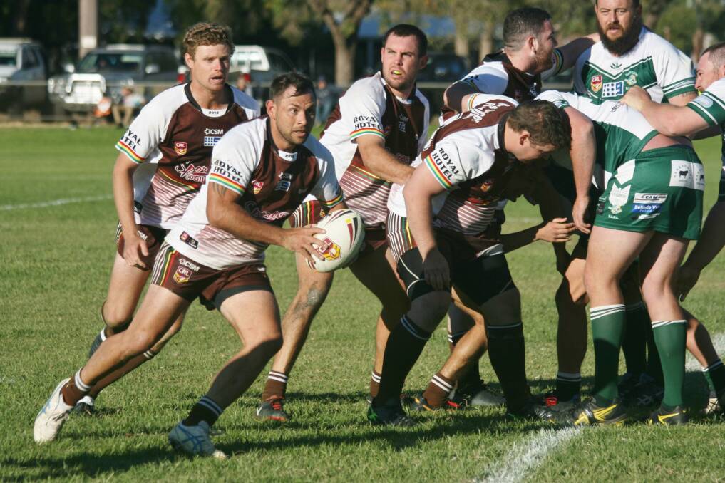 GO AGAIN: Jamie Towney in action for Gilgandra last season. The Panthers are on of six Castlereagh League clubs which will play this season. Photo: CONTRIBUTED