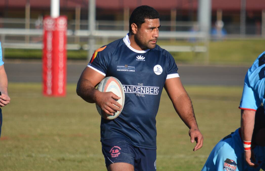 ON THE MOVE: The Forbes Platypi will be without Mahe Fangupo this year as he will be part of the Newcastle Wildfires' bid for Shute Shield glory. Photo: NICK GUTHRIE