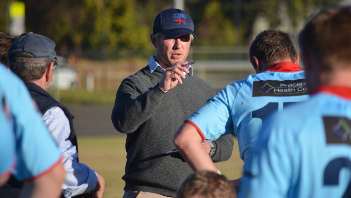 HARD AT WORK: Beau Robinson has been able to step back and take in the Roos' success as other coaches and players have stepped up. Photo: NICK GUTHRIE