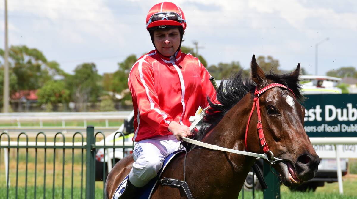 ONGOING: Michael Hackett, pictured after a race at Dubbo in the past, remains in a Sydney hospital. Photo: FILE