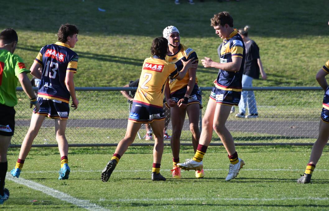 Jace Baker was a standout in a beaten Gold side on Saturday. Picture by Nick Guthrie