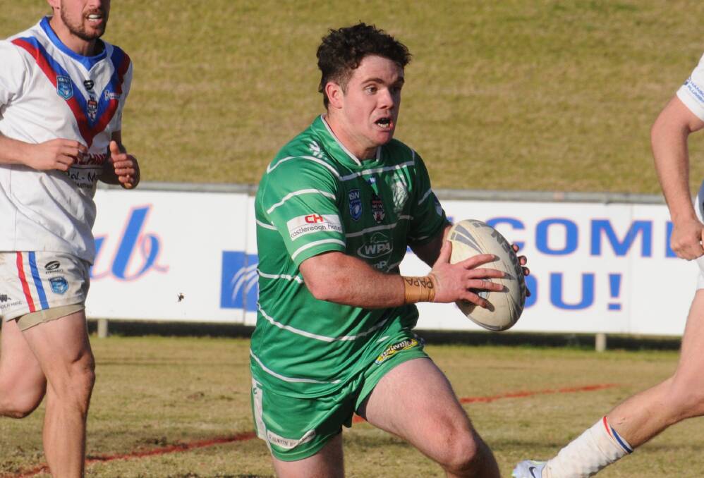 Youngster Riley Wake impressed again on Sunday and scored one of CYMS' five tries at Parkes. Picture: Nick Guthrie