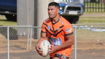 James Tuitahi returned from injury for the Nyngan Tigers late on in the 2023 Peter McDonald Premiership. Picture by Tom Barber