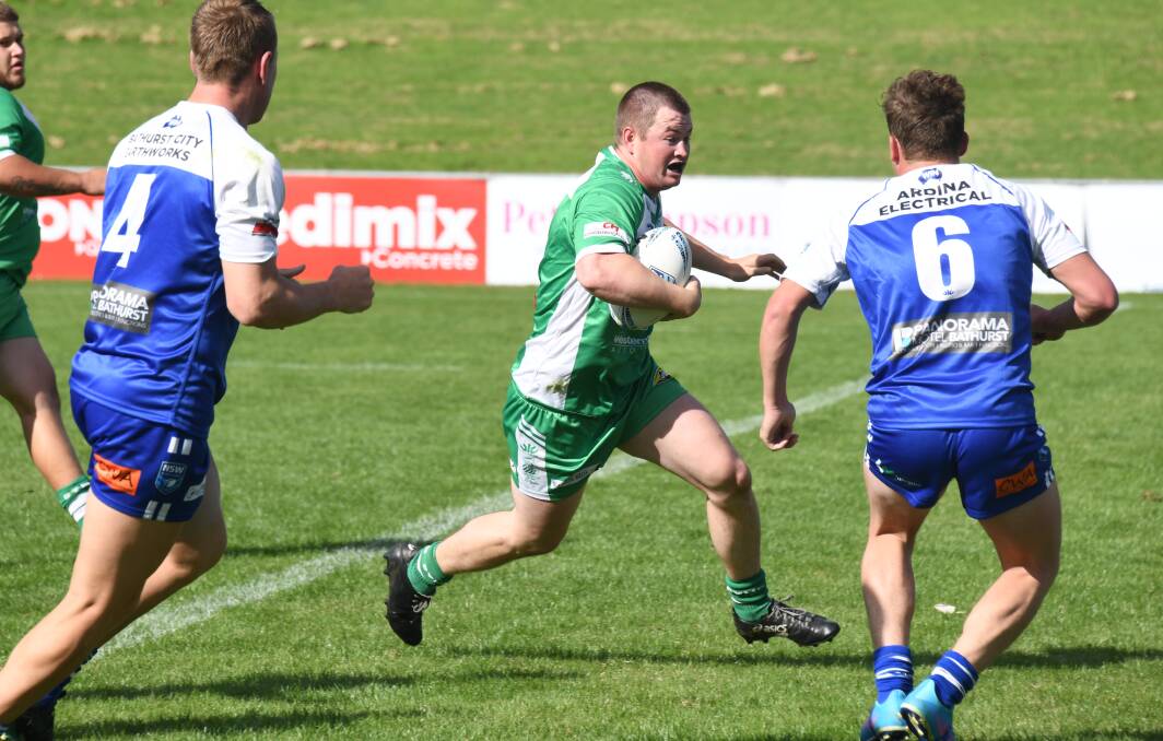 Ben Marlin has been at his hard-working best for a CYMS side that has only lost once so far this season. Picture: Amy McIntyre