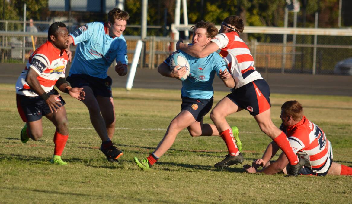 The win came late and it was great for the Cowra Eagles on Saturday. Photos: NICK GUTHRIE