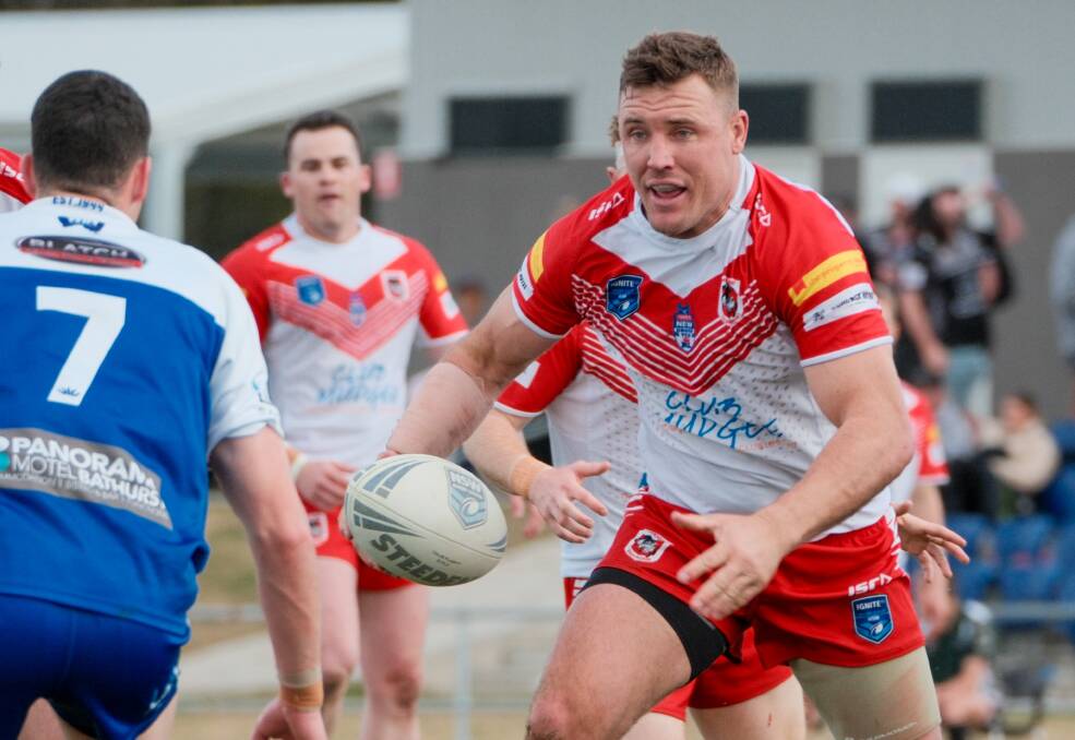 One of the best forwards in the competition, Clay Priest was unable to play for Mudgee on Sunday. Picture by James Arrow