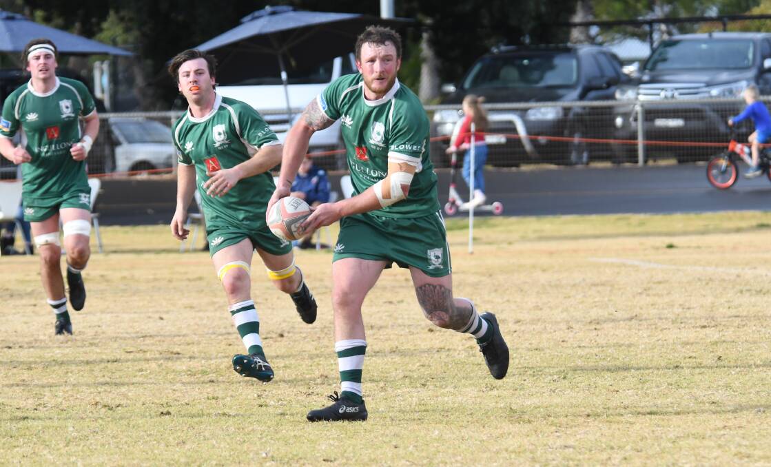 HEADACHES: Kyran Bubb was one of a number of Emus players who suffered a knock in the win at Dubbo. Photo: AMY McINTYRE