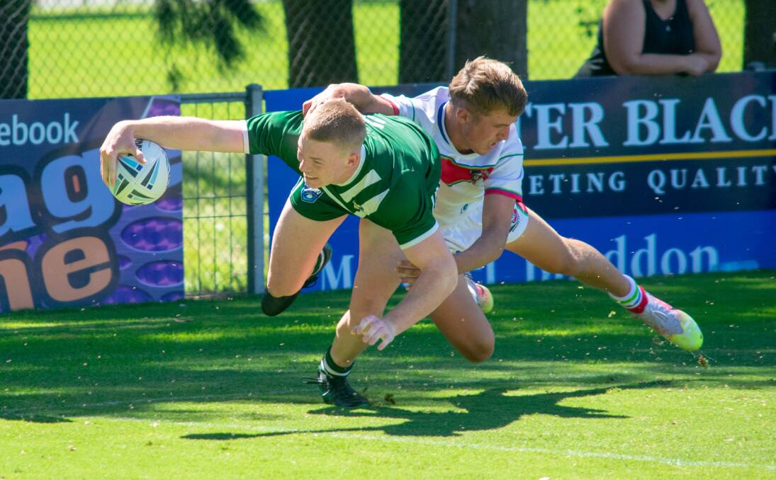ONE TO GO: Flying Forbes winger Darcy Leadbitter will again be key for his side this weekend after a double for Western at Canberra last time out. Photo: CANBERRA REGION RUGBY LEAGUE