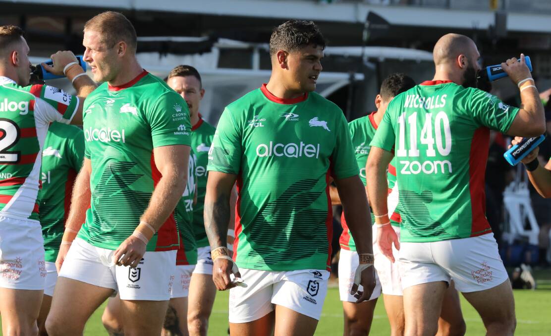 ON THE WAY BACK: Latrell Mitchell is currently suspended but it set to return for the Rabbitohs' match at Dubbo in a huge boost for the side. Photo: SIMONE KURTZ