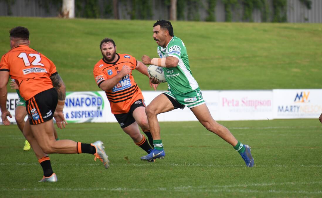 In a Dubbo CYMS side loaded with attacking weapons, Jeremy Thurston is once again standing out. Picture: Amy McIntyre