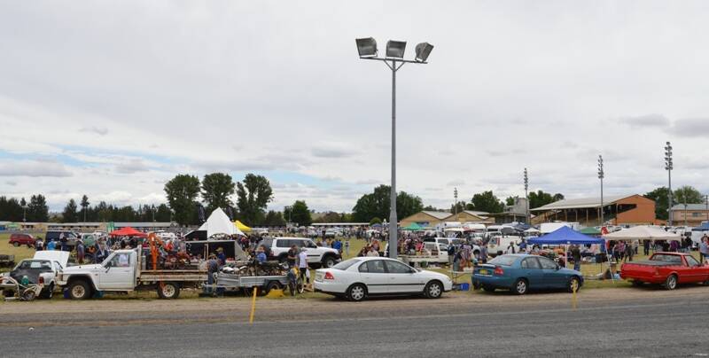 Take in all the action and get your vroom vroom fix at the swap meet and bike show.