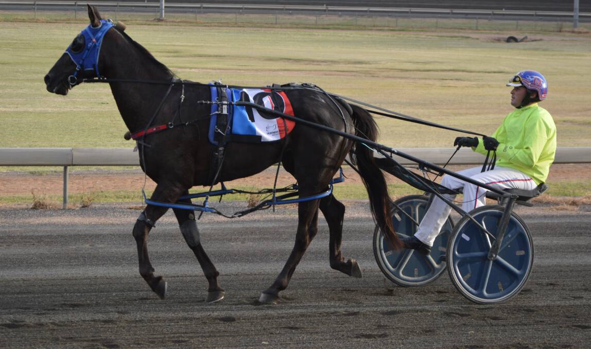 FOUR WINNERS: Nathan Turnbull returns to the scales with Bruhaha, who took out the $8000 PHRC Final on Sunday. Turnbull rode four winners at the meeting. Photo: Kristy Williams.