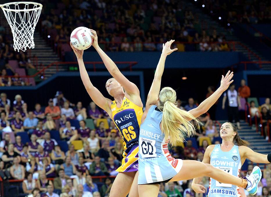 Highlights of the round five Super Netball match between the Lightning and the Magpies at Brisbane Entertainment Centre on March 18. Photos: Bradley Kanaris/Getty Images