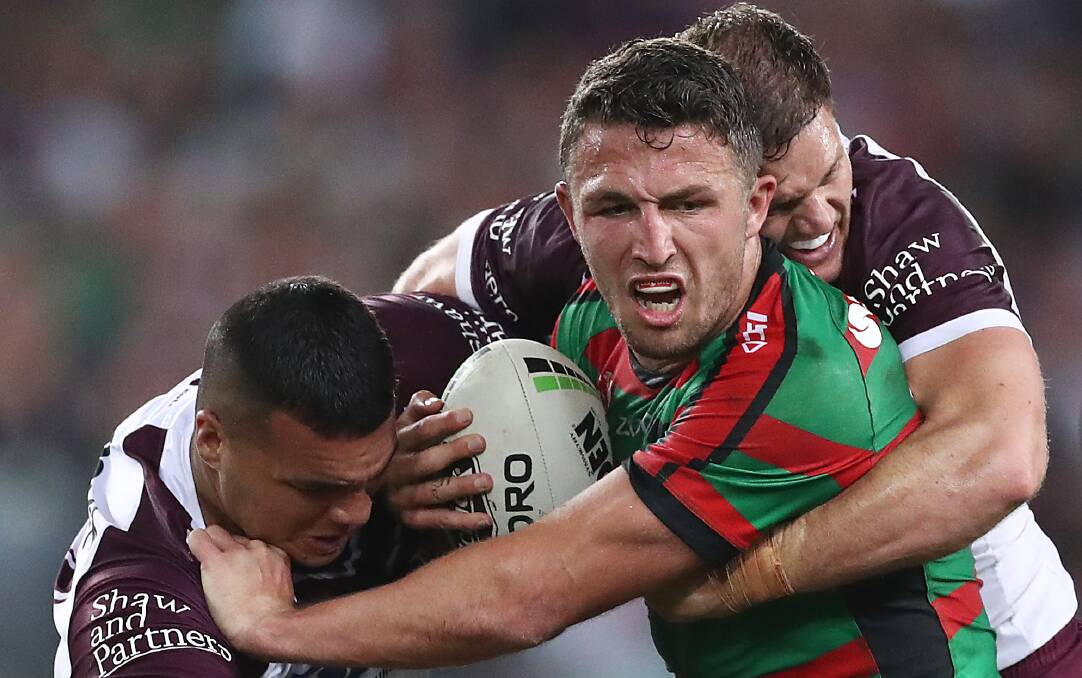 South Sydney Rabbitohs star Sam Burgess. Picture: Getty Images