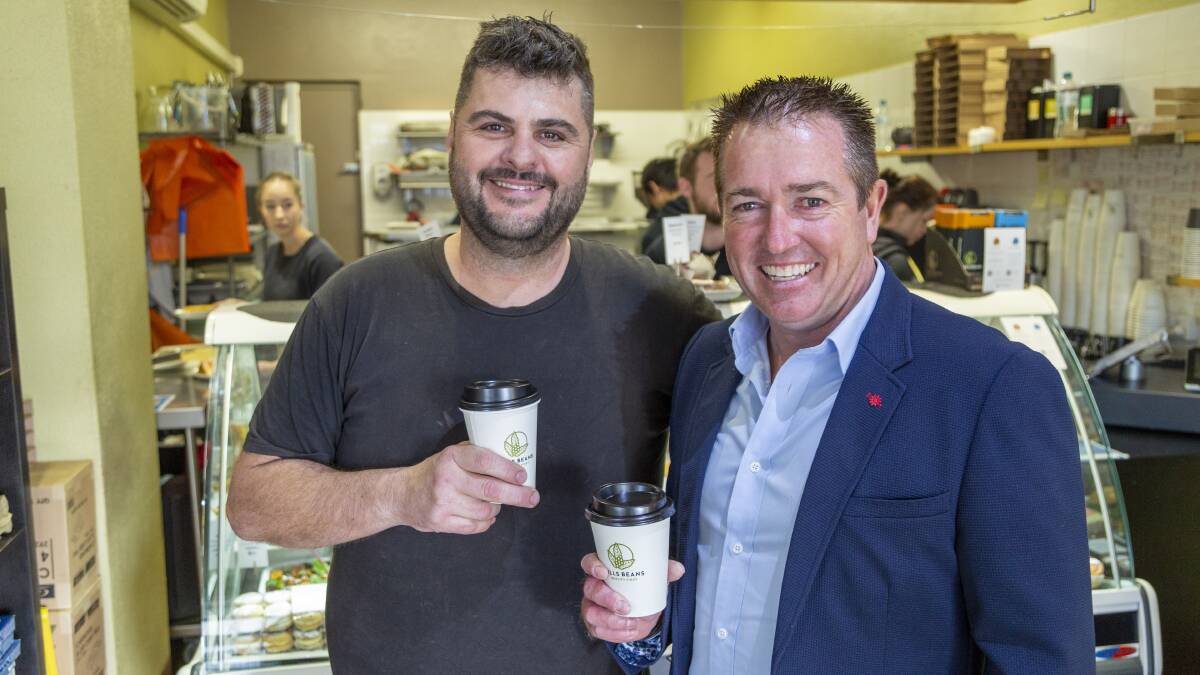 SAVINGS: Scott Taylor's Bathurst café business Al Dente will benefit from the NSW Government's payroll tax reforms, which are lifting the payroll tax bracket.
