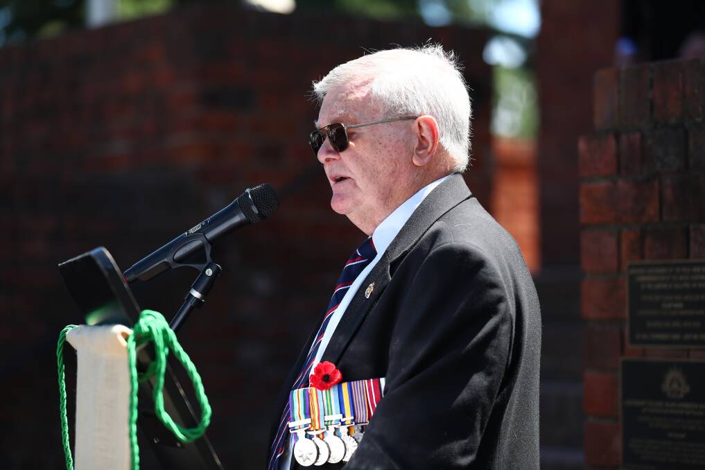 MOST SIGNIFICANT YET: President David Mills said the Bathurst RSL Sub Branch has come up with a full program of events to commemorate Remembrance Day on the centenary of the armistice. Photo: PHIL BLATCH