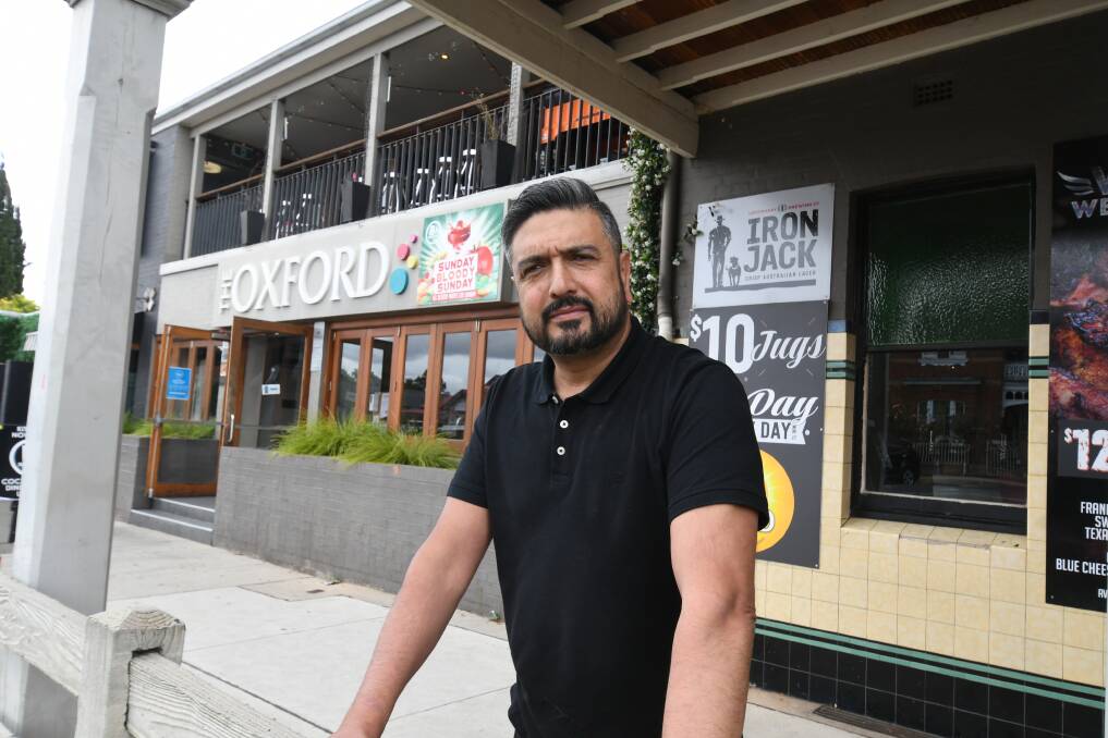 ONGOING ISSUES: Owner of The Oxford Hotel, Ash Lyons, who has been trying to finalise the development application for the premises. Photo: CHRIS SEABROOK
