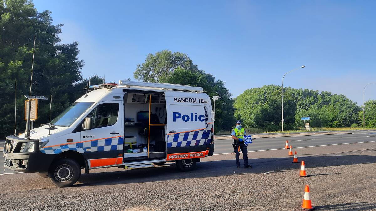 ON THE ROADS: Bathurst Highway Patrol officers will be monitoring for compliance with road rules over the Australia Day period. Photo: SUPPLIED