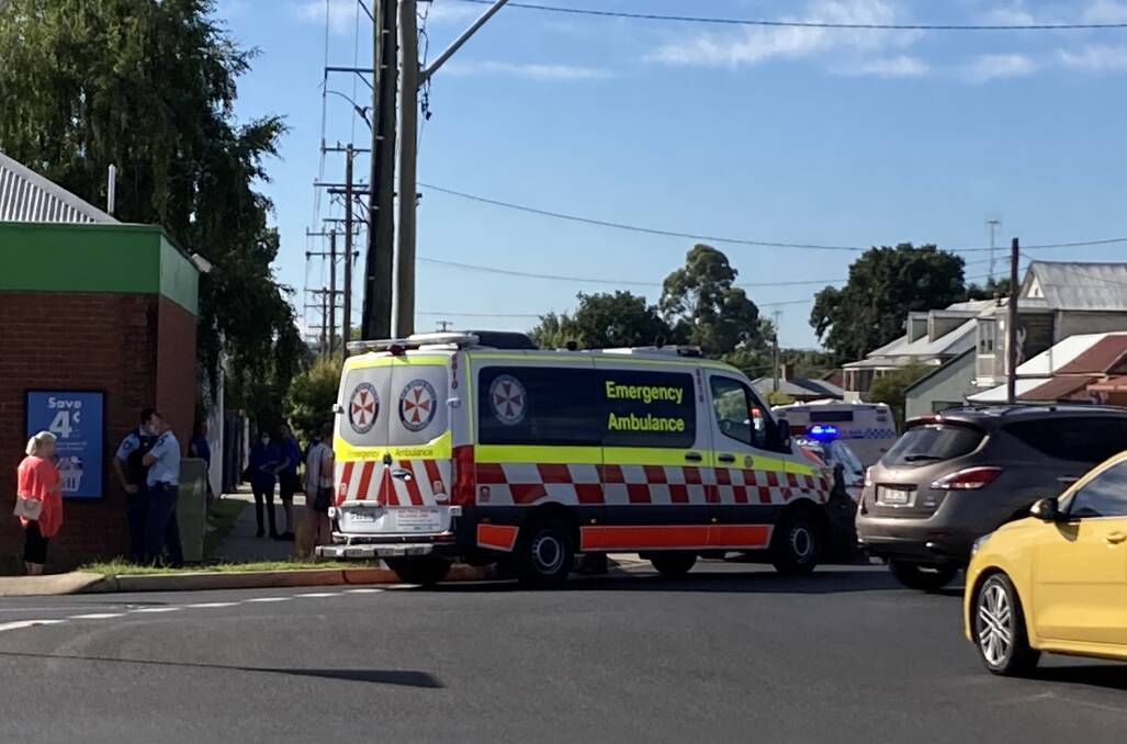 Emergency services responded to the incident at the corner of Russell and Bentinck streets. 