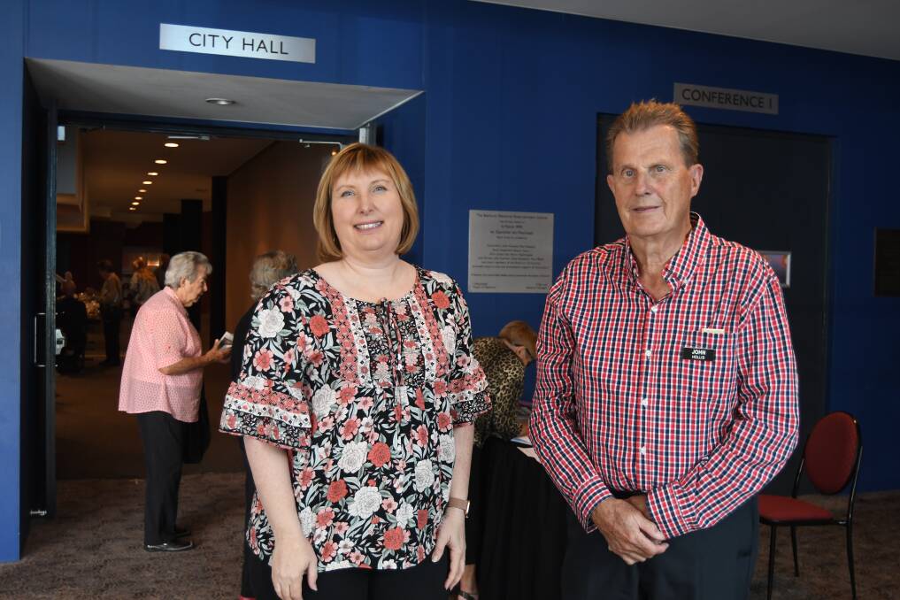GUEST: Bathurst Community Transport CEO Catherine Parnell and Bathurst CPSA president John Hollis at the meeting on Thursday. 