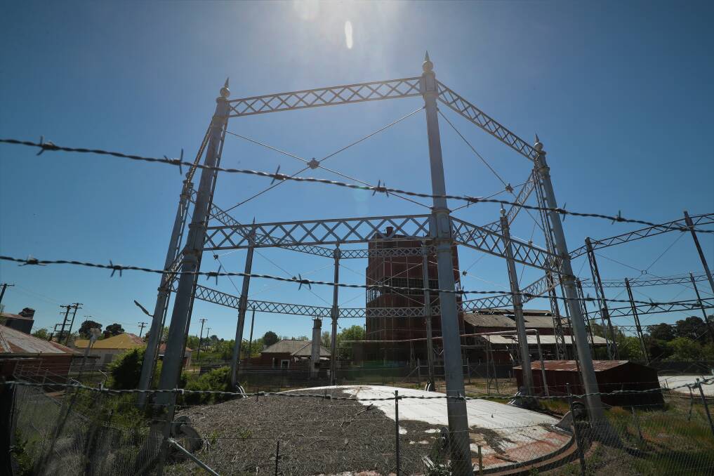LOCAL SIGNIFICANCE: The former Bathurst Gasworks site is set to be listed as a heritage item. Photo: PHIL BLATCH