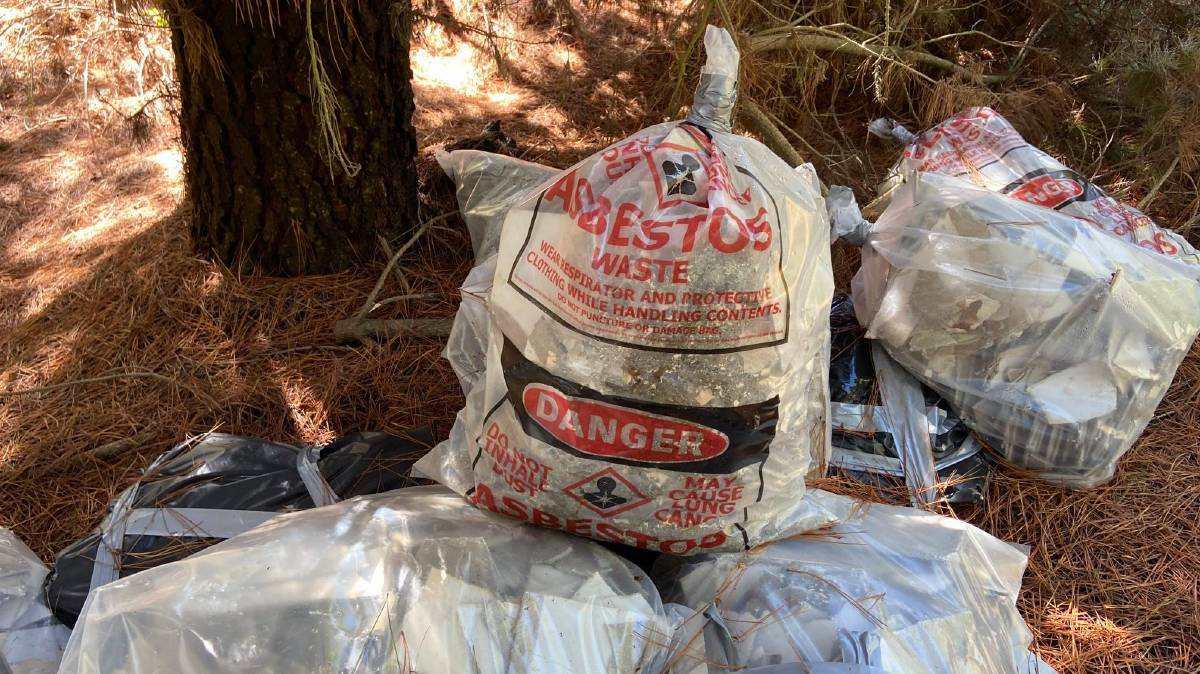 PROBLEM: Illegal dumping continues to be an issue in the Bathurst region. In August, Bathurst Regional Council appealed for help to find the person who dumped asbestos at Kirkconnell. Photo: BATHURST REGIONAL COUNCIL